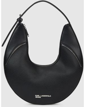KL Jeans Rebel Hobo Bag - Black