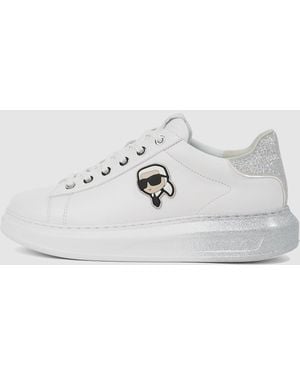KARL LAGERFELD Ikon Nft Kapri Ombre Trainers - White