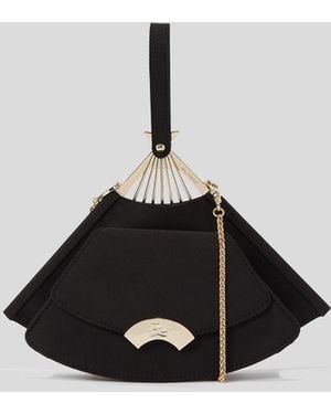 Karl Lagerfeld Pochette Éventail Kl Studio - Noir