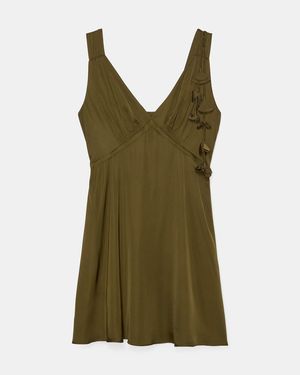 Kate Spade Florette Mini Slipkleid - Grün