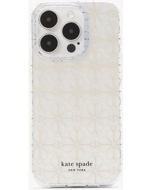 Kate Spade Spade Flower Hülle Für Iphone 15 Pro - Weiß