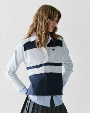 Kate Spade Colorblock Rugby Shirt - Black