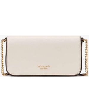 Kate Spade Kate Spade Devin Colorblocked Flap Chain Wallet - White