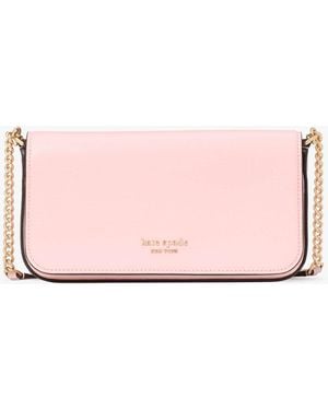 Kate Spade Devin Portemonnaie Mit Umschlag Und Kette - Pink