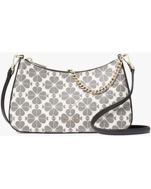Kate Spade Kate Spade Margot Spade Flower Medium Convertible Crossbody Bag - Grey