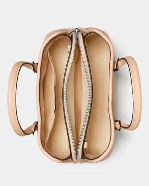 Kate Spade Kate Spade Thompson Street Satchel Aus Stroh Mit Anhänger, Schmal, Klein Für Frauen - Mettallic
