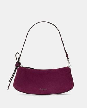 Kate Spade Kate Spade Loop Suede Mini Bag - Purple