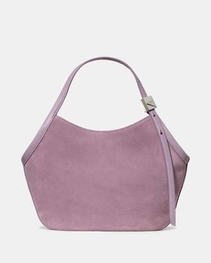 Kate Spade Deco Suede Small Tulip Tote Bag - Purple