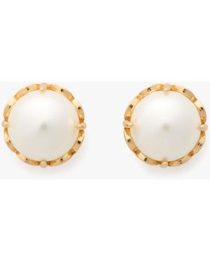 Kate Spade That Sparkle Studs - Metallic