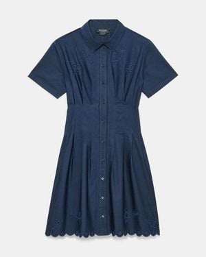 Kate Spade Broderie Anglaise Mini Shirtdress - Blue