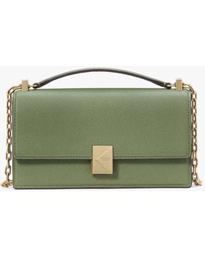 Kate Spade Deco Mini Flap Chain Crossbody - Green