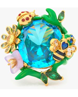 Kate Spade Garden Friends Statement Ring - Blue