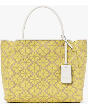Kate Spade Spade Flower Jacquard Medium Everything Tote - Yellow