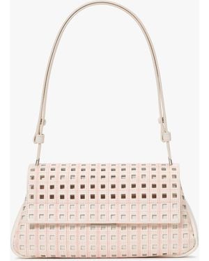 Kate Spade Grace Perforated Convertible Shoulder Bag - White