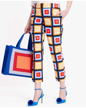 Kate Spade Blocks Of Colour Doris Trousers - Red
