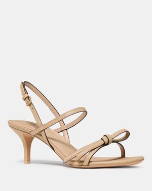 Kate Spade Loop Kitten Heel Sandals - White