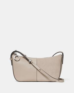 Kate Spade Halo Suede Crossbody Bag - Natural