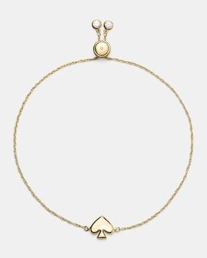 Kate Spade Kate Spade Everyday Spade Metal Slider Bracelet - Brown