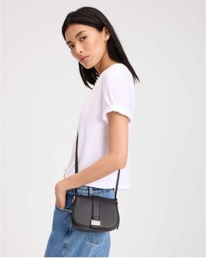 Kate Spade Nouveau Mini Saddle Bag - White