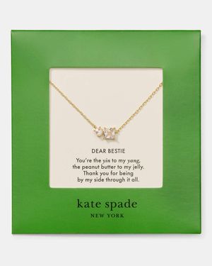 Kate Spade Dear Bestie Carded Pendant - Green