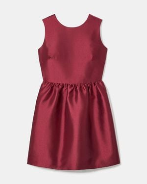 Kate Spade Ausgestelltes Kleid Mit Schleife - Rot
