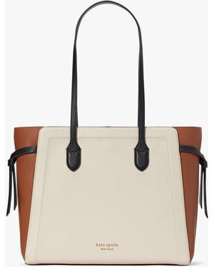 Kate Spade Knott Colorblocked Large Tote - Natural