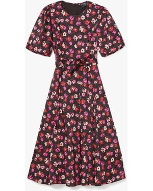 Kate Spade Fall Poppies Matinee Dress - Red