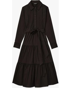 【Kate Spade】Pintuck Tiered Shirt Dress ◆国内発送◆ Kate Spade Pintuck Tiered Shirt Dress in Pink | Lyst UK