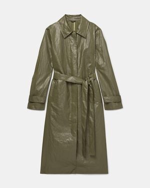 Kate Spade Belted Trench Coat - Green