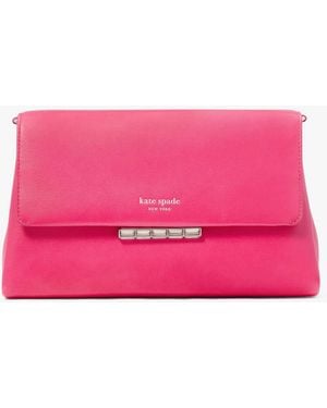 Kate Spade Kate Spade Grace Embellished Lock Clutch - Pink