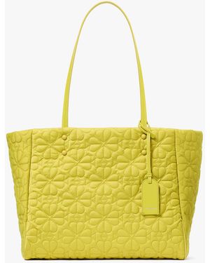 Kate Spade Tilly Quilted Medium Tote Bag - Yellow