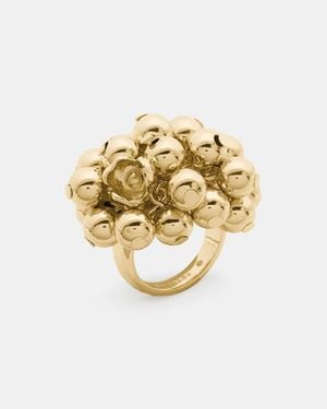 Kate Spade Golden Bloom Statement-Ring - Mettallic