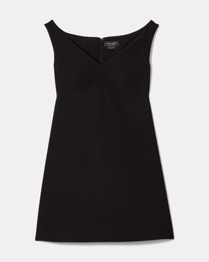 Kate Spade V-Neck Mini Dress - Black