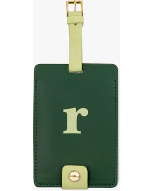 Kate Spade Just Mine Initial Collection Gepäckanhänger R - Grün