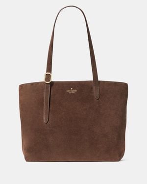 Kate Spade 454 Tote Bag Aus Wildleder, Groß - Braun