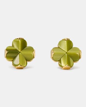 Kate Spade Spade Flower Studs - Green