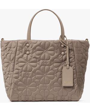 Kate Spade Tilly Quilted Small Tote Bag - Grey
