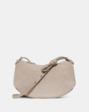 Kate Spade Loop Suede Crossbody - Natural