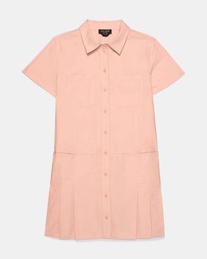 Kate Spade Kate Spade Pleated Utility Shirtdress - Pink
