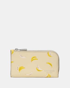 Kate Spade Kate Spade Devin Banana Bifold Wallet - Metallic