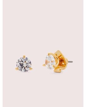 Kate Spade Brilliant Statements Ohrstecker Mit Dreifachzinken - Pink