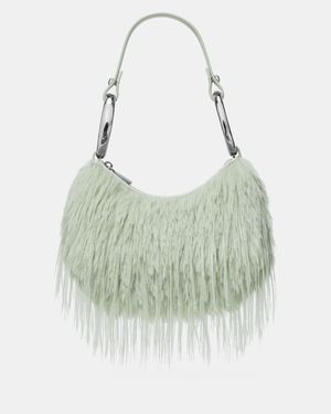 Kate Spade The Faux Fur Bangle Bag - Green