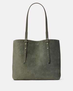 Kate Spade Do It All Suede Tote - Green