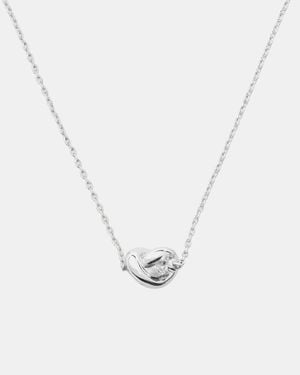 Kate Spade Kate Spade Sailor's Knot Mini Pendant Necklace - White