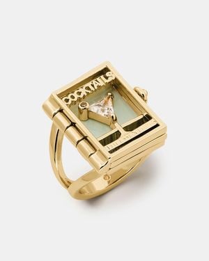 Kate Spade Kate Spade Page Turner Book Statement Ring - Metallic