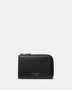 Kate Spade Mini Zip Card Case - Black