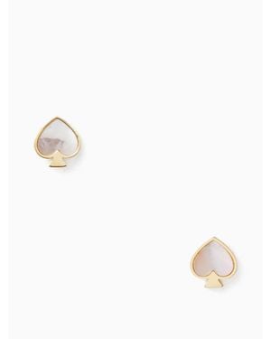 Kate Spade Kate Spade Signature Spade Stud Earring - White