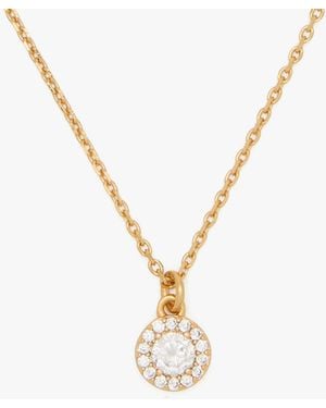 Kate Spade Kate Spade You'Re A Gem Pave Halo Pendant - White