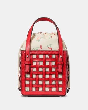 Kate Spade Kate Spade The Basket Woven Bag - Red