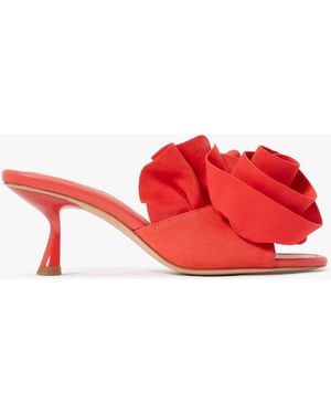 Kate Spade Flourish Heeled Sandal - Red